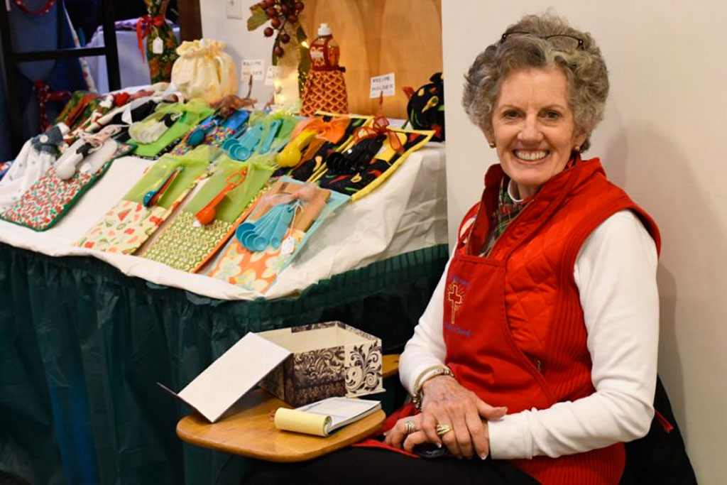 Gail F at Christmas Bazaar