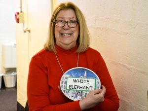 White elephant leader