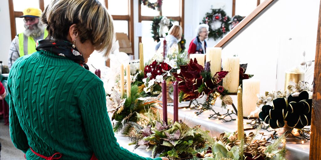 A scene from a recent Christmas Bazaar at St. Mark's