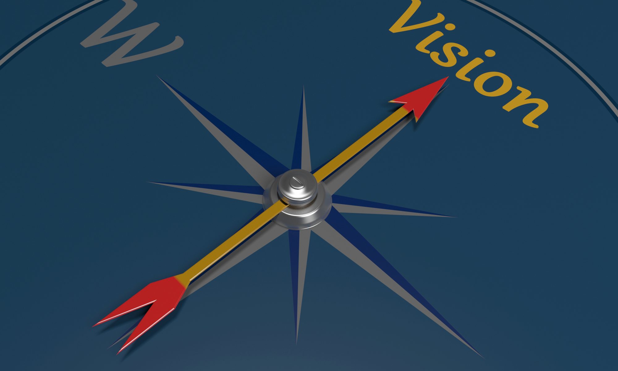 Stylized compass