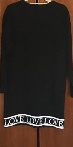 Kitty Dombroski's 'Love' dress