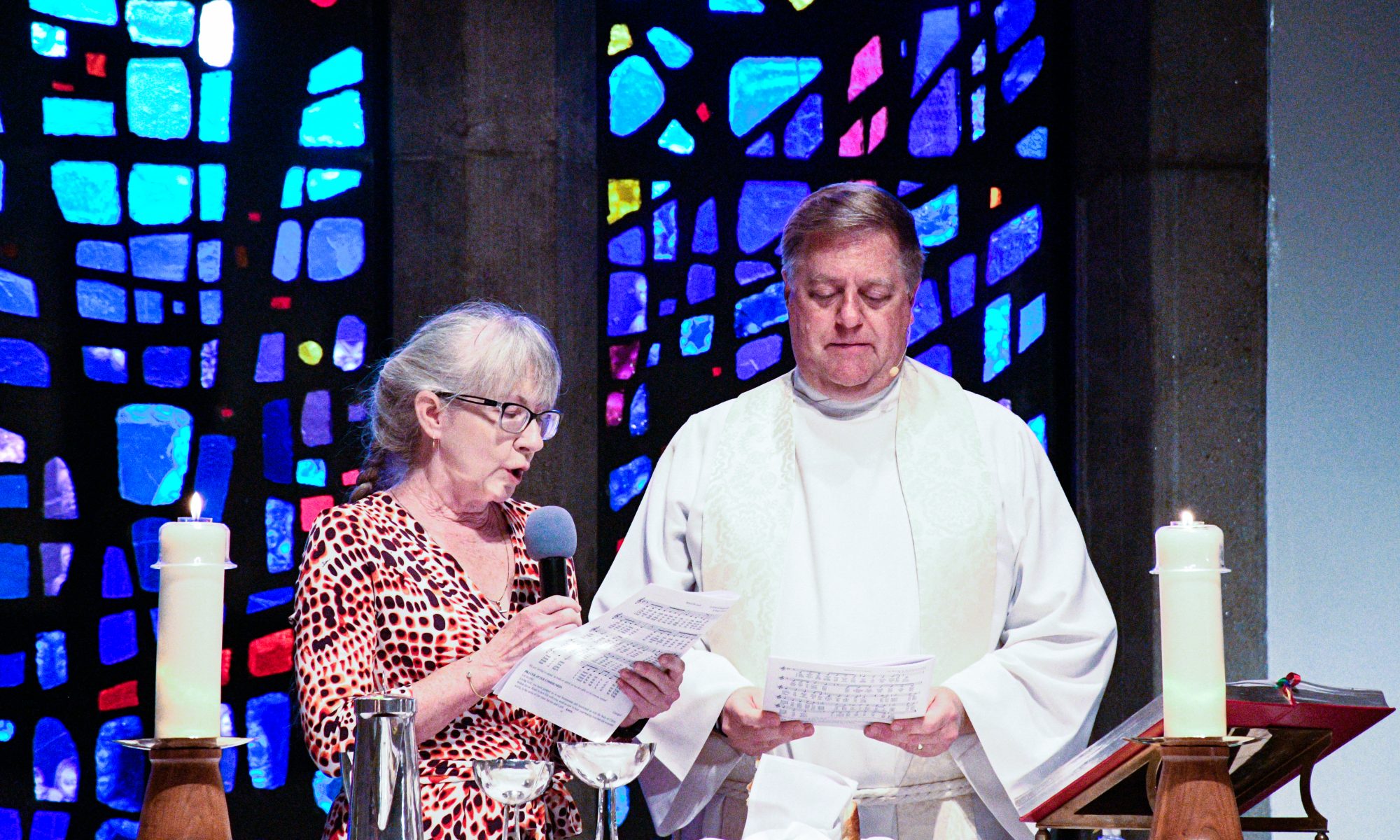 Council President Kitty Dombroski and former Pastor Scott Maxwell