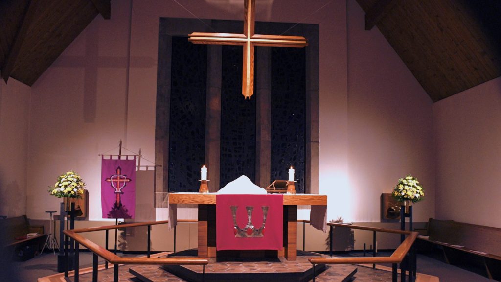 Altar during Lent