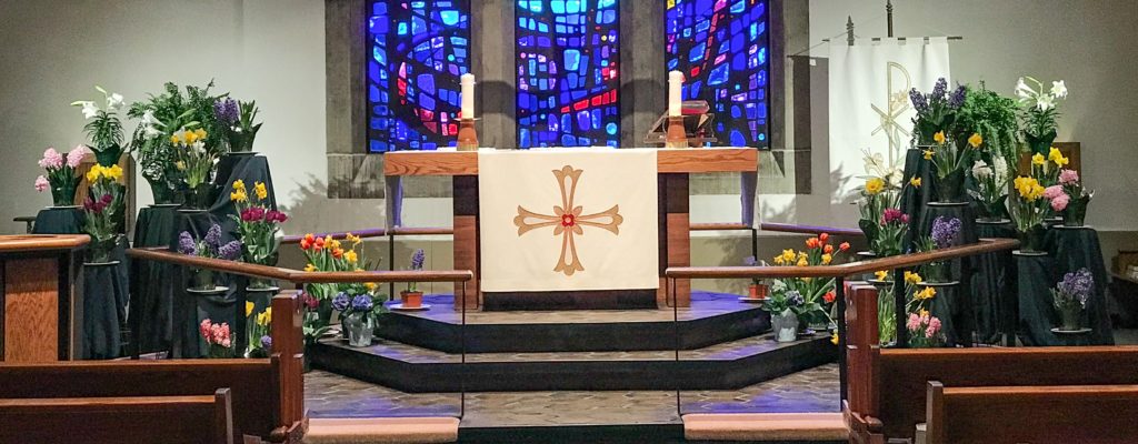 Altar at Easter