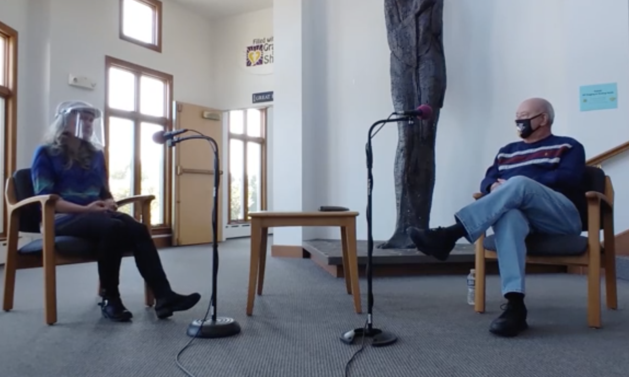 Chaplain Mindy Holland and Interim Pastor David Mueller