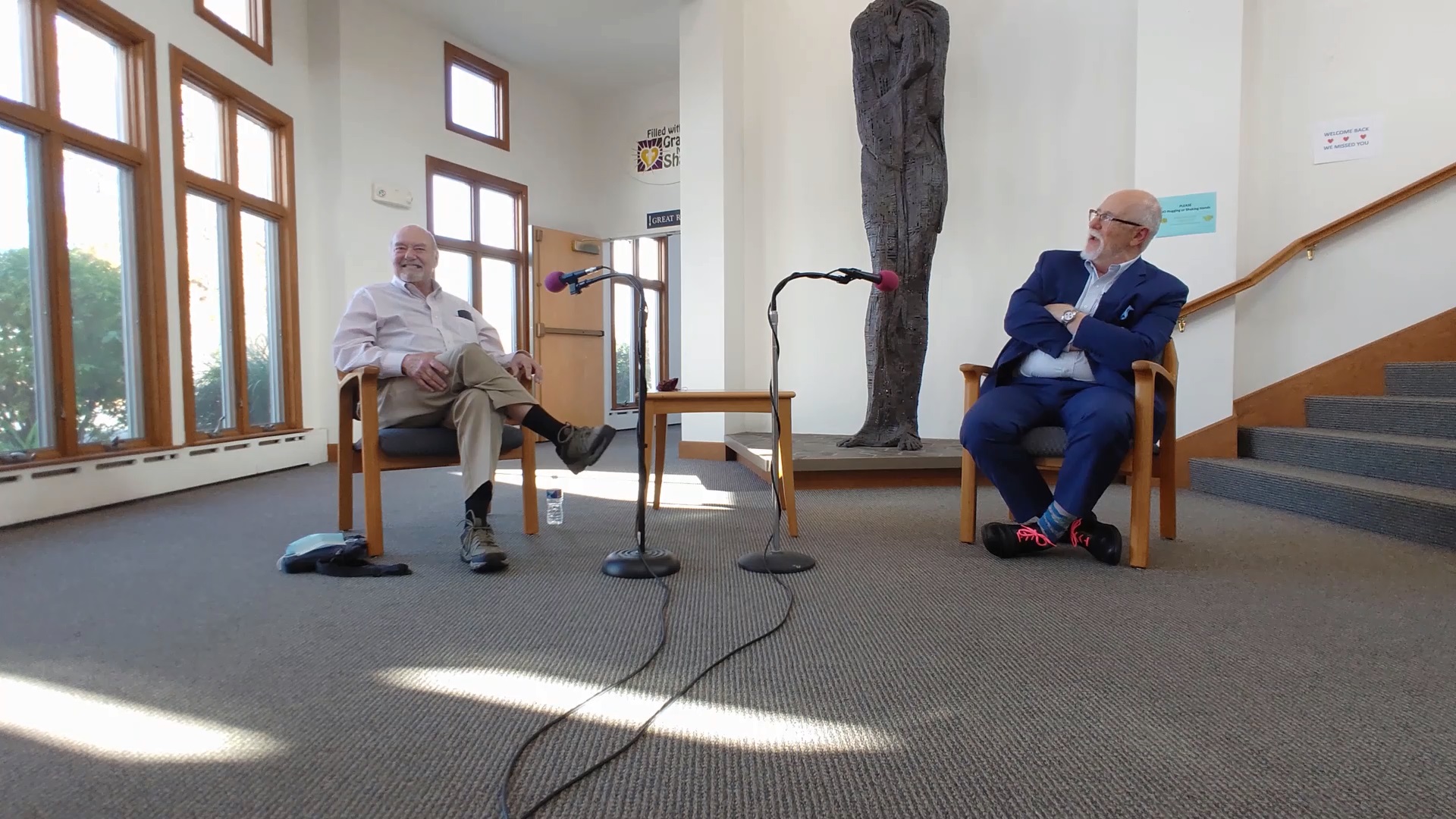 Interim Pastor David Mueller and Chaplain Stephen Dutton